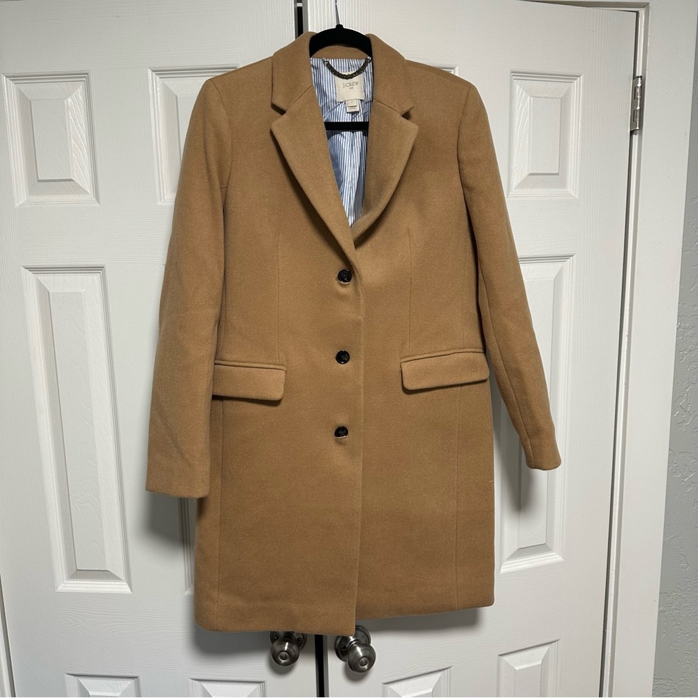 J. Crew Camel Trench Coat